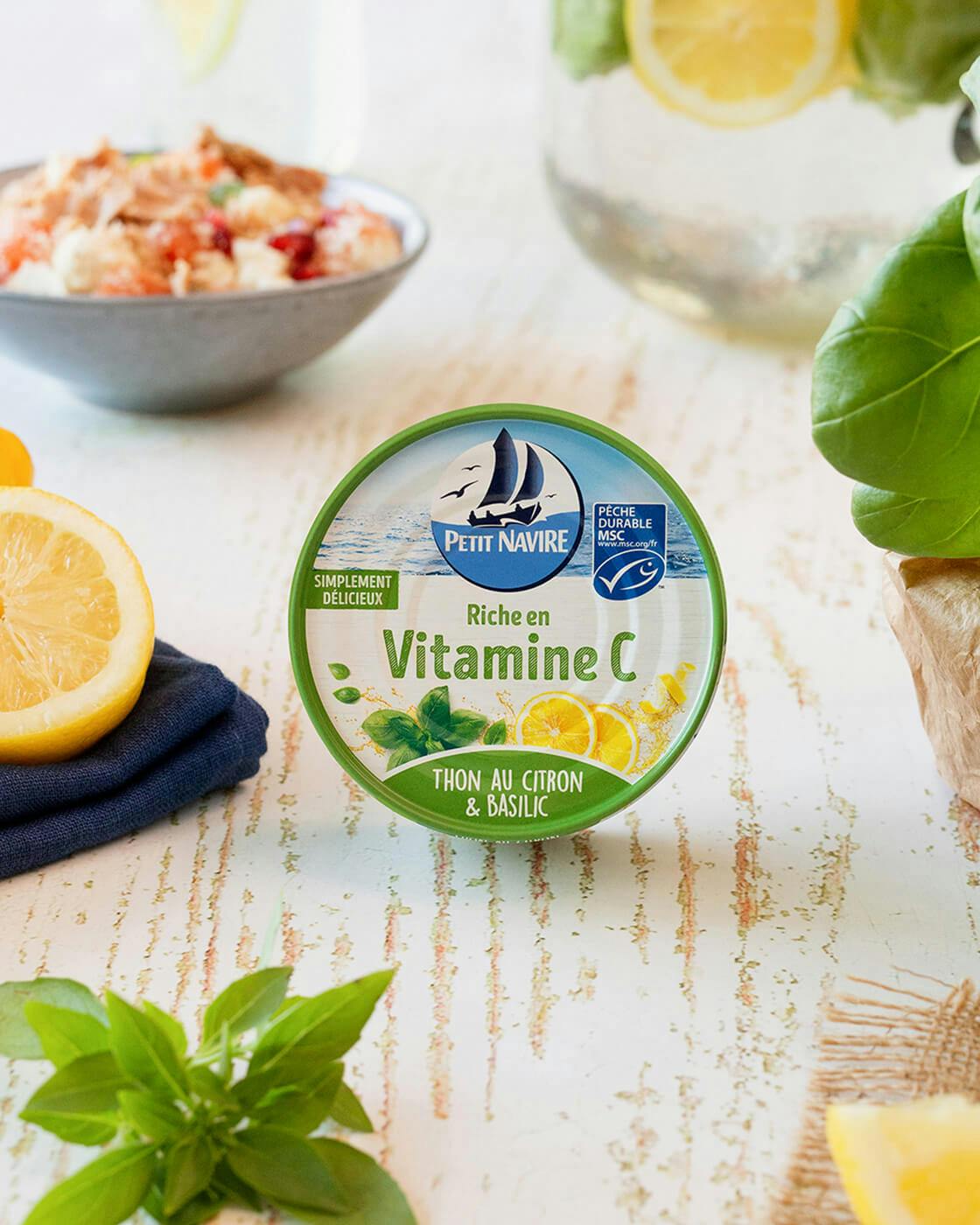 Photo conserve petit navire Vitamine C